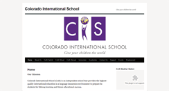 Desktop Screenshot of coloradointernationalschool.com